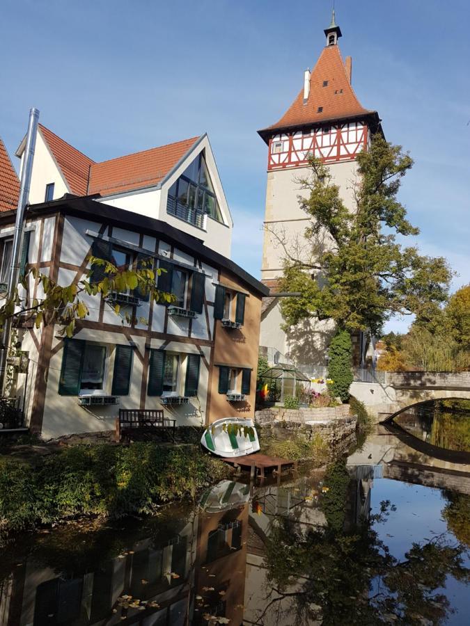 ☆ Gemuetliches Apartment In Der Naehe Von Stuttgart Waiblingen  Dış mekan fotoğraf